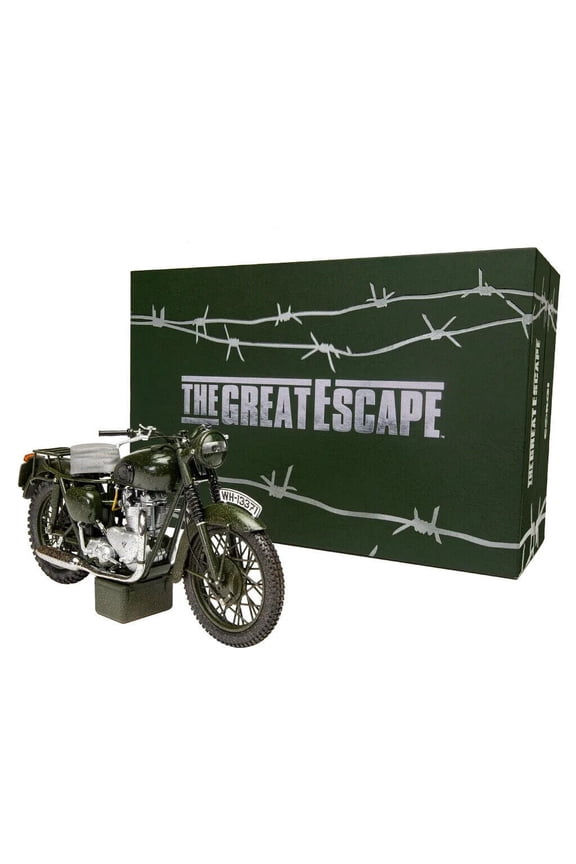 Triumph Motorbike Trophy The Great Escape Steve Mcqueen Weathered CC08501