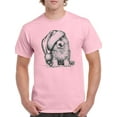 thumbnail image 1 of Corgi W Christmas Hat T-Shirt Men -Image by Shutterstock, Male Large, 1 of 4
