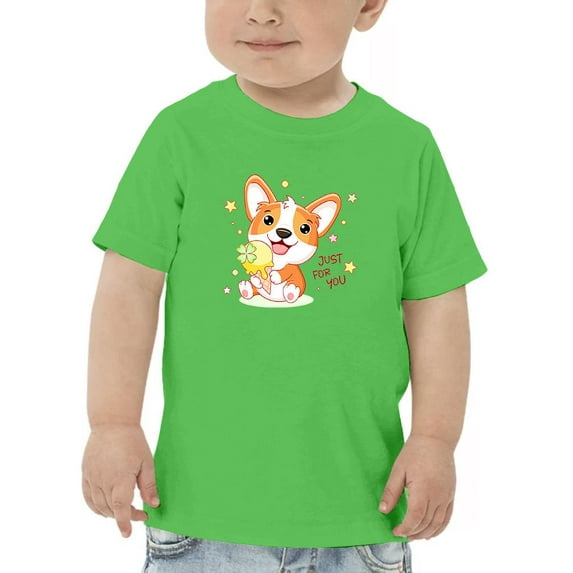 Corgi W Ice Cream T-Shirt Toddler -Image by Shutterstock, 2 Toddler