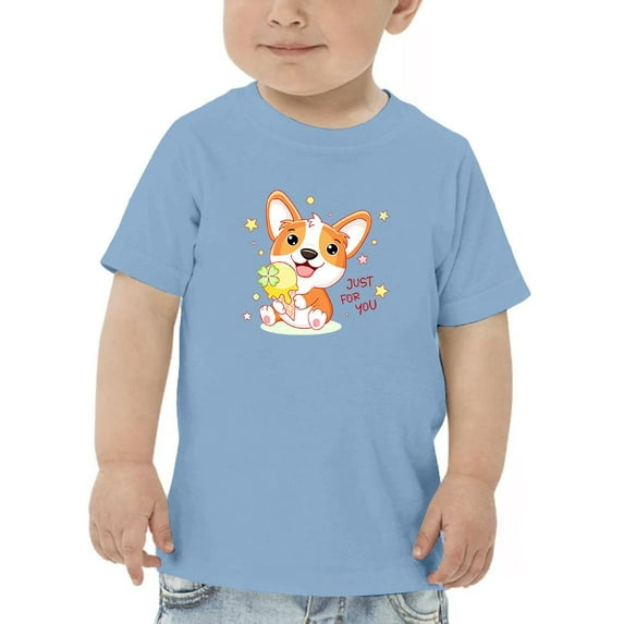 Corgi W Ice Cream T-Shirt Toddler -Image by Shutterstock, 2 Toddler