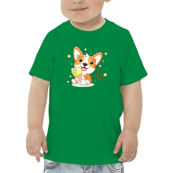 Corgi W Ice Cream T-Shirt Toddler -Image by Shutterstock,  4 Toddler