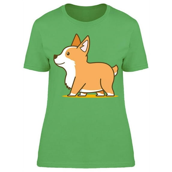Corgi Walking T-Shirt Women -Image by Shutterstock, Female XX-Large