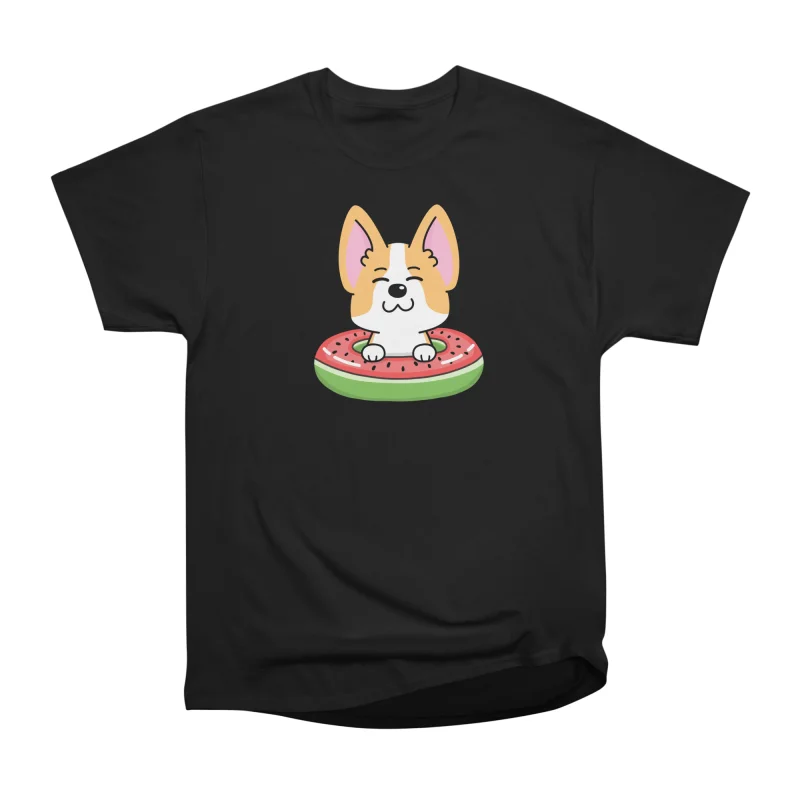 Corgi Watermelon Pool Float Summer T-Shirt Tee Gift For Him Merch For ...