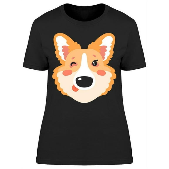 Corgi Winks T-Shirt Women -Image by Shutterstock, Female x-Large