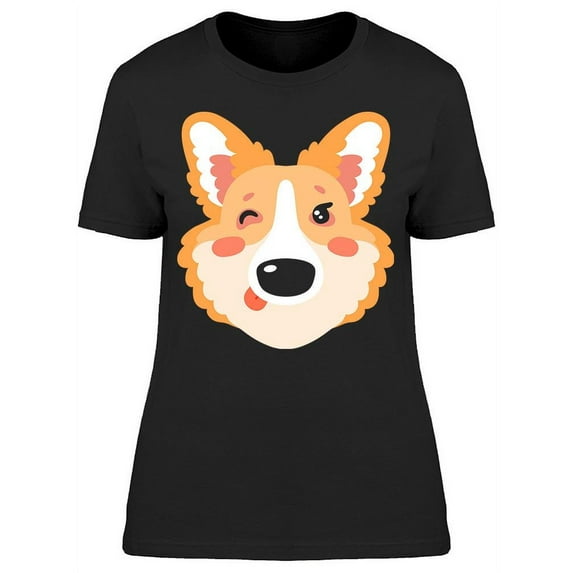Corgi Winks T-Shirt Women -Image by Shutterstock, Female x-Large