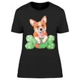 thumbnail image 1 of Corgi With A Bone Pillow T-Shirt Women -Image by Shutterstock, Female XX-Large, 1 of 2