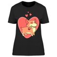 thumbnail image 1 of Corgi With A Lovely Rose T-Shirt Women -Image by Shutterstock, Female x-Large, 1 of 2