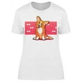 thumbnail image 1 of Corgi With Bones T-Shirt Women -Image by Shutterstock, Female 3X-Large, 1 of 2