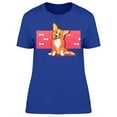 thumbnail image 1 of Corgi With Bones T-Shirt Women -Image by Shutterstock, Female Large, 1 of 2