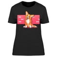 thumbnail image 1 of Corgi With Bones T-Shirt Women -Image by Shutterstock, Female Medium, 1 of 2