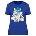 thumbnail image 1 of Corgi With Bow Tie And Fedora Tee Women's -Image by Shutterstock, 1 of 2