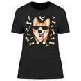 thumbnail image 1 of Corgi With Cool Sunglasses T-Shirt Women -Image by Shutterstock, Female Medium, 1 of 2