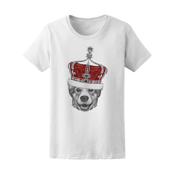 Corgi With Crown T-Shirt Men -Image by Shutterstock, Male Medium
