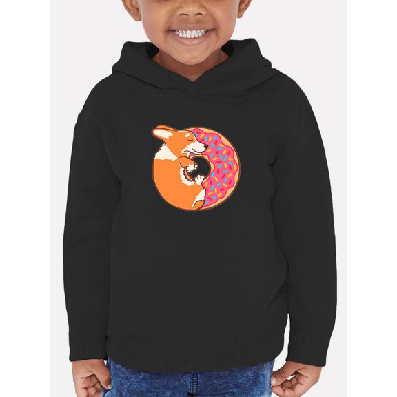 Corgi With Donut And Sprinkles Hoodie Toddler -Image by Shutterstock,  5 Toddler