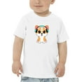 thumbnail image 1 of Corgi With Headsets T-Shirt Toddler -Image by Shutterstock,  2 Toddler, 1 of 4