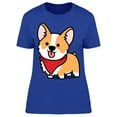thumbnail image 1 of Corgi With His Tongue Out T-Shirt Women -Image by Shutterstock, Female Small, 1 of 2