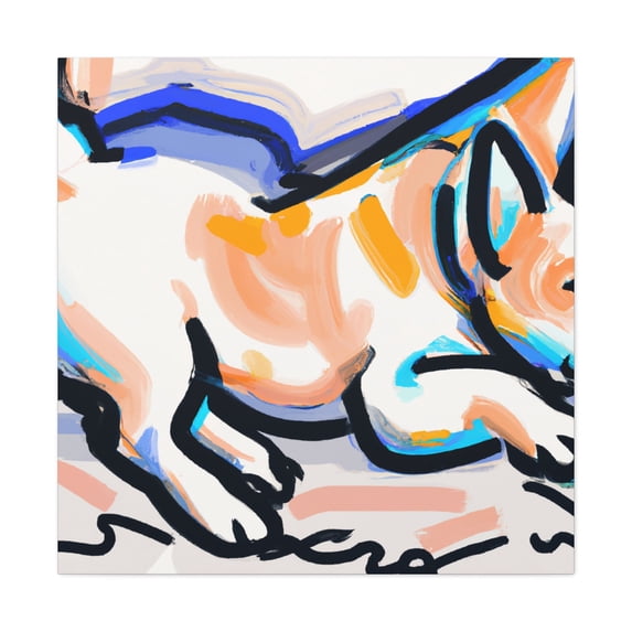 Corgi in Abstraction - Canvas