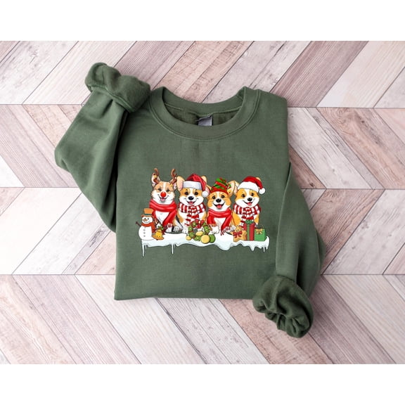 Corgi season Lights Shirt, For Corgi Owner, season Shirt For Corgi Mom, Dog season Shirt, Dog Lover, season Sweater, F1135 Tshirt All Size S-5XL