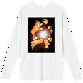 thumbnail image 1 of Corgis & Tacos In Space Crew Neck Long Sleeve Adult Tee
-Medium-White, 1 of 2