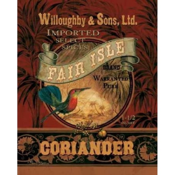 Coriander Poster Print by Pamela Gladding (24 x 30)