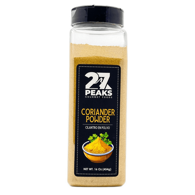 27 Peaks Gourmet All Natural Coriander Powder, 16 oz Bottle