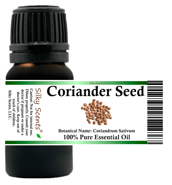 Coriander Seed Essential Oil 15 ml (1/2 fl oz) - 100% Pure and Natural by Silky Scents