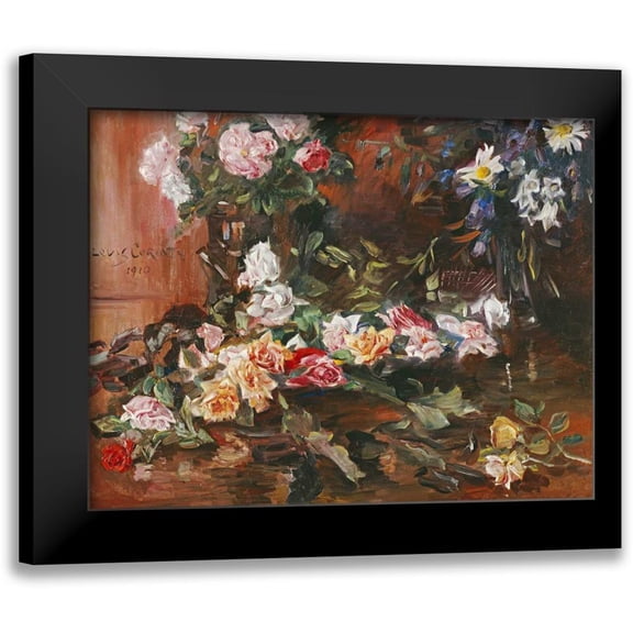 Corinth, Lovis 14x12 Black Modern Framed Museum Art Print Titled - Rosen