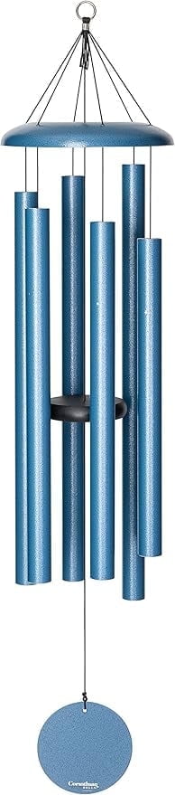 Sky Blue 50" Aluminum Wind Chime for Patio and Garden