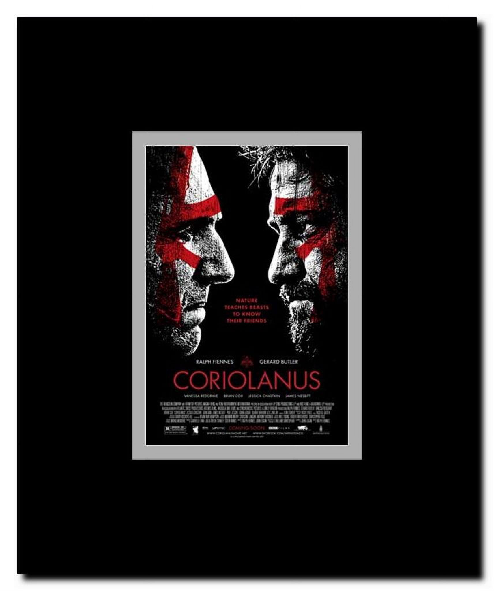 Coriolanus Framed Movie Poster
