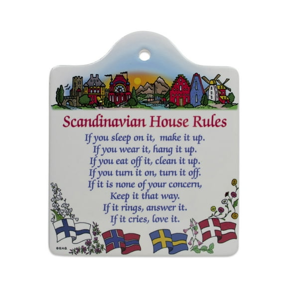 Cork Backed Ceramic Cheeseboard Scandinavian