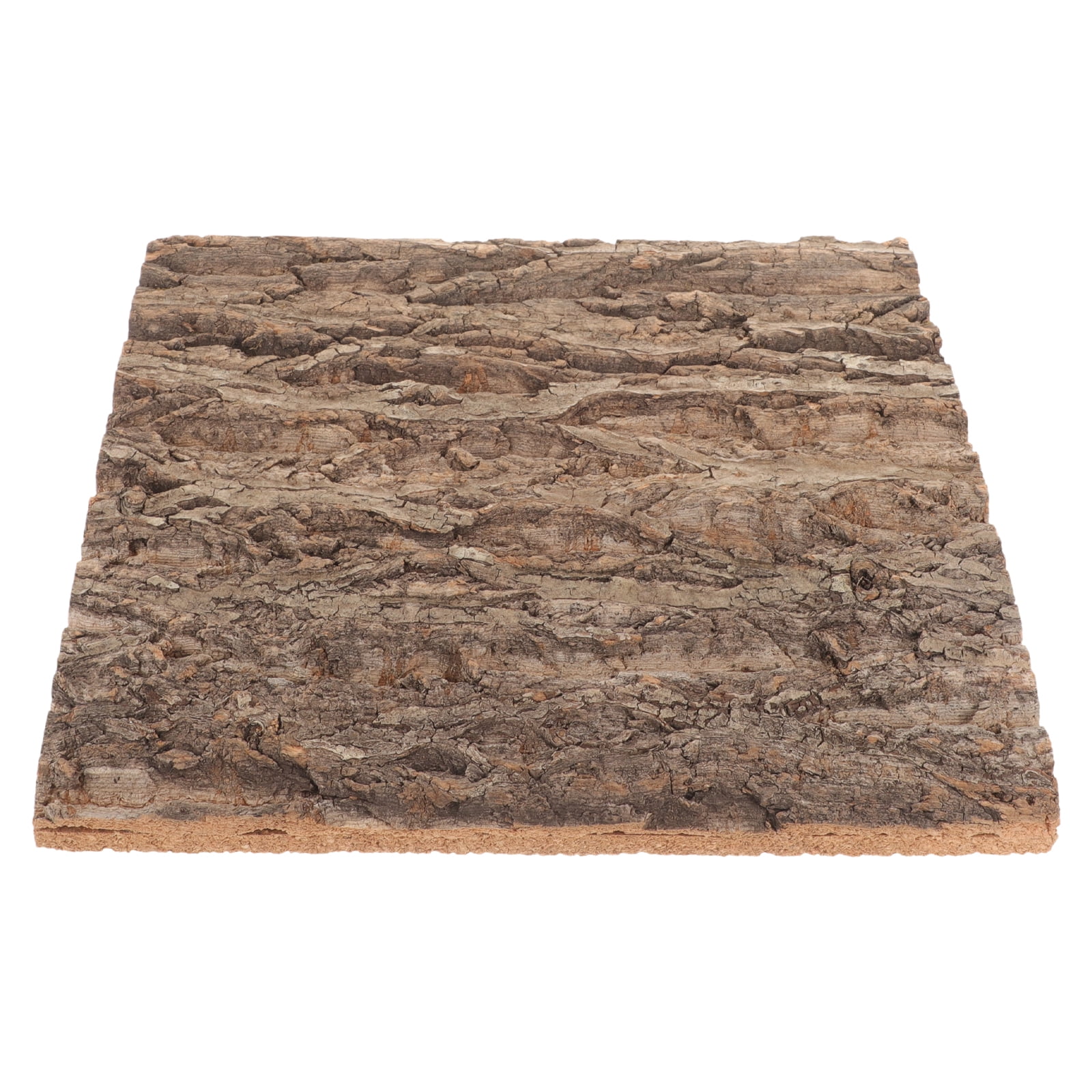 Cork Bark Reptile Tank Decor Pet Fish Landscaping Terrarium Fogger Bowl