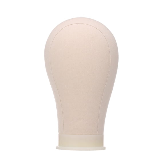 Cork Block Head Foam Canvas Block Head, Wig Making, Displaying, Cork Canvas Block Head, Styling and Fixing Wig for Salon Home Use