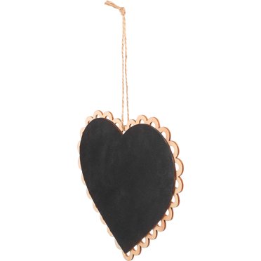 Heart Hanging Wordpad Wooden Blackboard Chalkboard... - Grandado