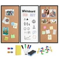 K Y S H O P 3 Pack Combination Cork Board And Whiteboard 12 X 24 k-y-s-h-o-p-3-pack-combination-cork-board-and-whiteboard-12-x-24