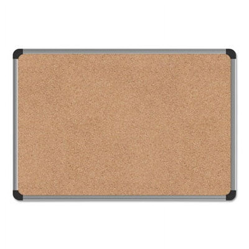 24 x 18 Cork Bulletin Board with Aluminum Frame