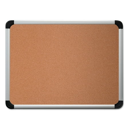 Universal Aluminum Frame Cork Bulletin Board 36"W x 24"H (UNV43713)