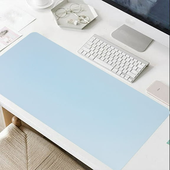 Cork Bottom Leather Mouse Pad, Large Non-Slip Desk Mat, Soft Office Writing Pad, Gaming Mouse Mat, Student Desk Accessories for Home and Office