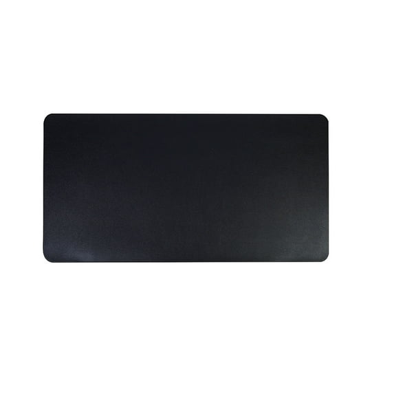 Cork Bottom Leather Mouse Pad, Nonslip Soft Desk Pad for Students and Office Use, Dual Purpose Writing and Mouse Pad ( Black )