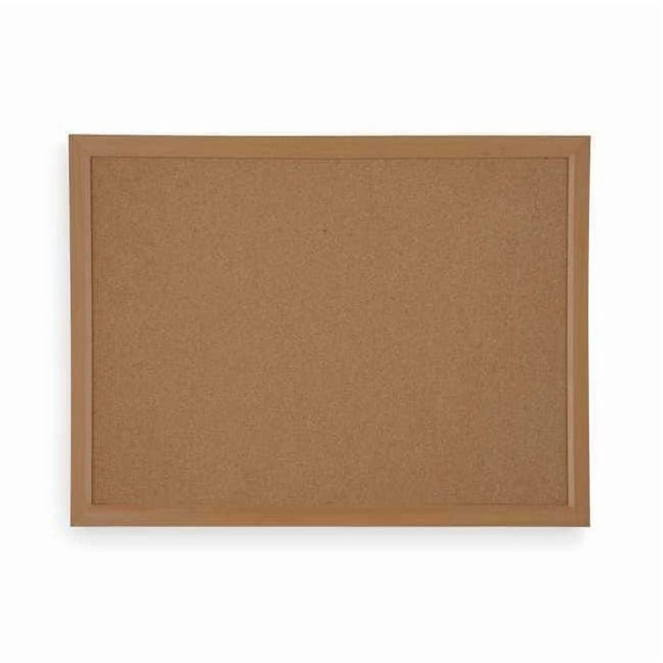 Manufacturer Varies Cork Bulletin Board 18"H x 24"W 1NUK9