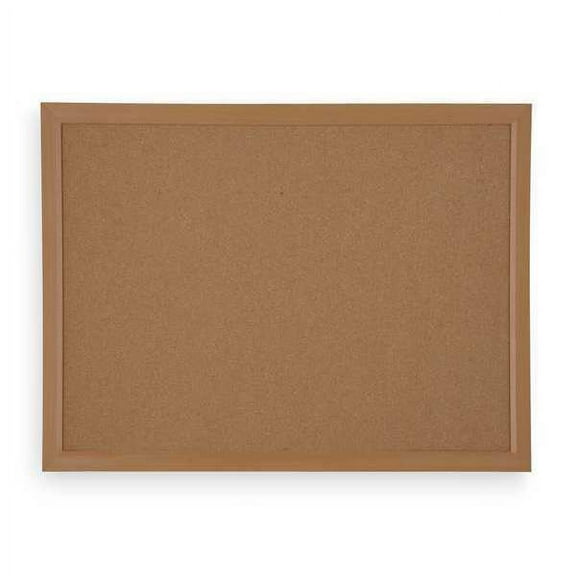 Manufacturer Varies Cork Bulletin Board 18"H x 24"W 1NUK9