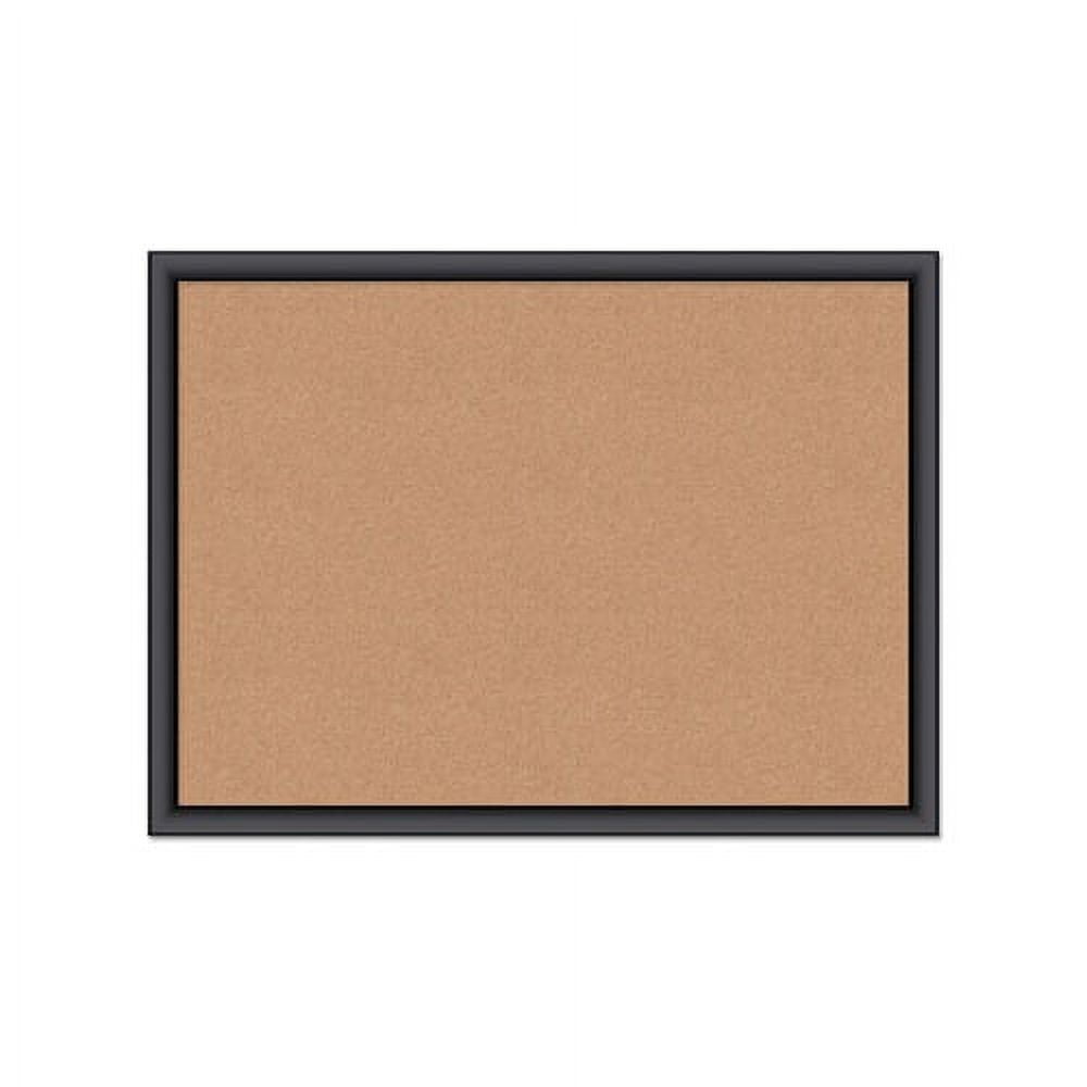 Cork Bulletin Board 24 x 18, Natural Surface, Black Frame