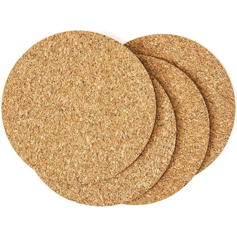 Cork Drink Coasters 1/8 Thick 30 Pack - Home Bar and Kitchen