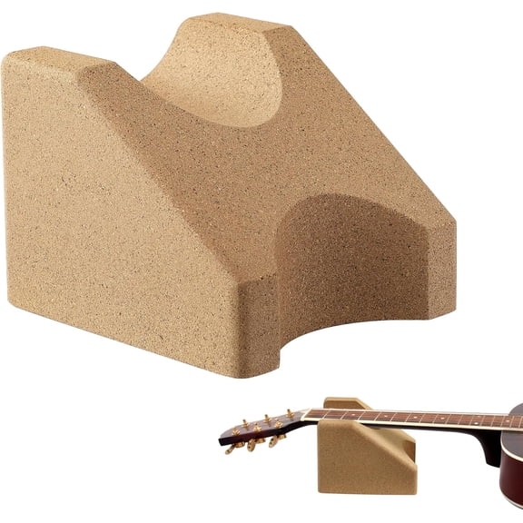 Cork Guitar Neck Rest, Two Different Heights with Soft and Smooth Surface, Guitar Accessories for Restringing, Polishing and Maintenance, DIY Guitar Tools for Luthier and Guitar Fans