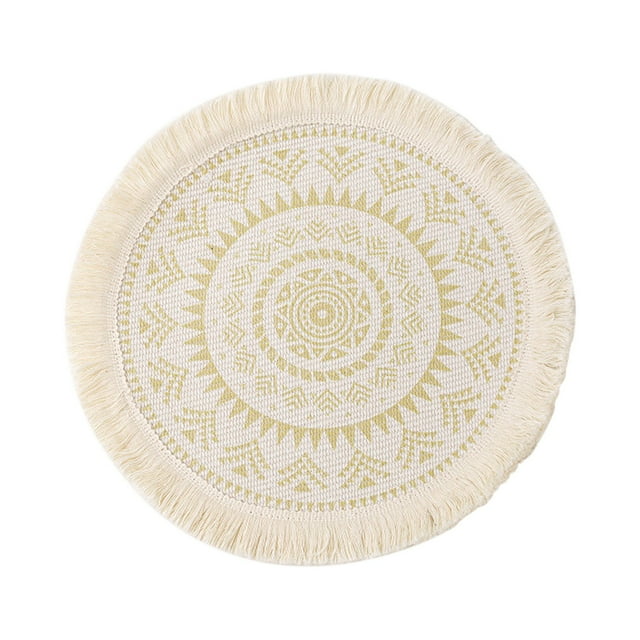 Cork Hot Plates 10 Inches Doilies for Tables Dining Table Mat Set for 8