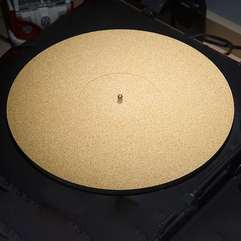 Cork Lp Slip Record Player Mat Turntable Platter Mat For 12 Inch Lp