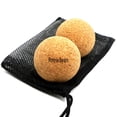 thumbnail image 1 of Cork Massage Balls for Fascia Release After Exercise, Yoga,Trigger Point Therapy, Relax Muscles, and Relieve Stress,Set of 2 Classic 2.4 Inch Rawlogy Cork Massage Balls, 1 of 6