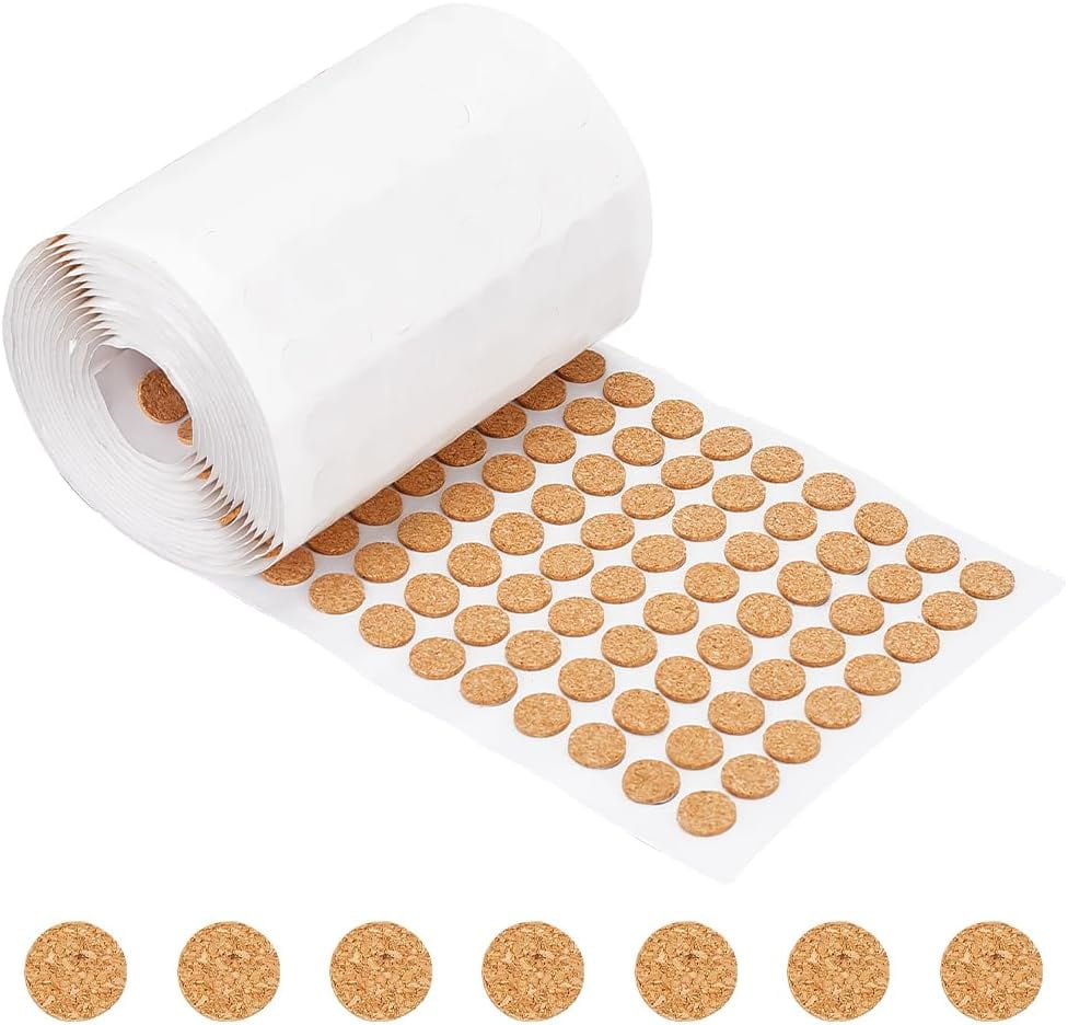 Cork Pads with Self Adhesive Back Non Slip Stickers Anti Scratch