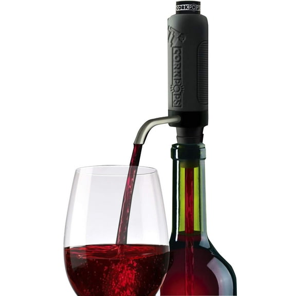 Cork Pops 9" 2-in-1 Vinostream Wine Aerator & Dispenser
