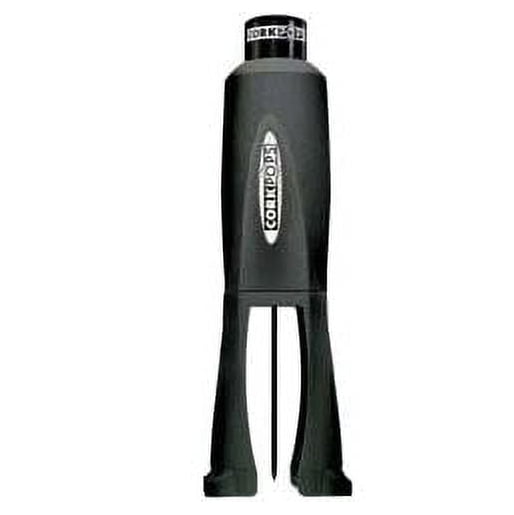 Black Rubberized Wine Bottle Opener with Storage Case