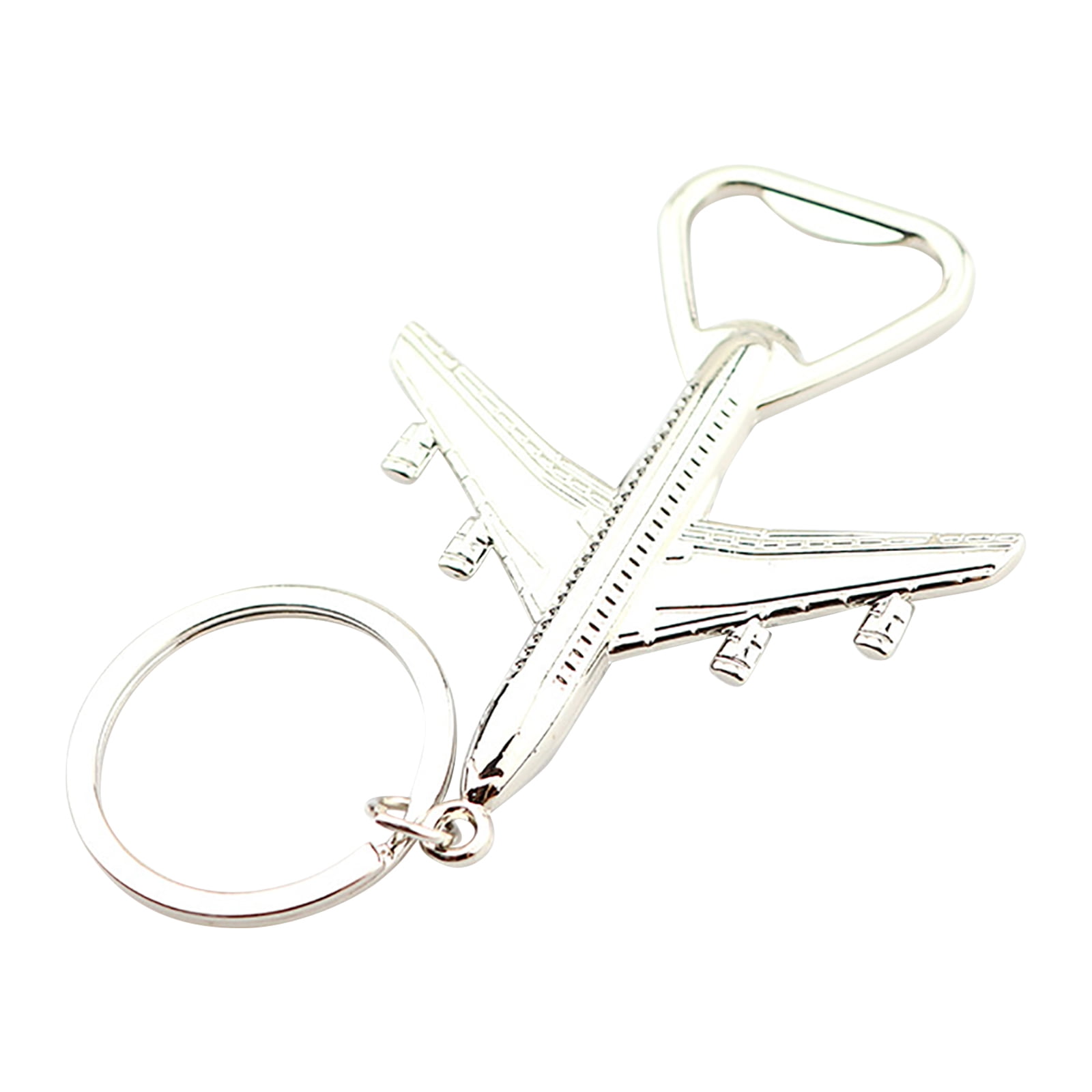 Cork Screws Creative Metal Airplane Opener Keychain Aviation Gift